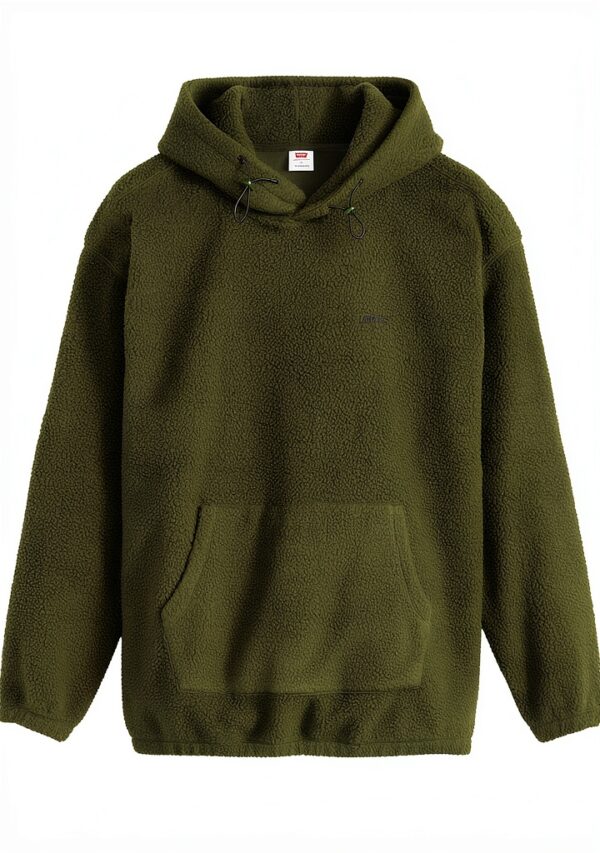 Sweat à capuche homme Levi's modèle A1034 Gris XL – Moderne et doux-0