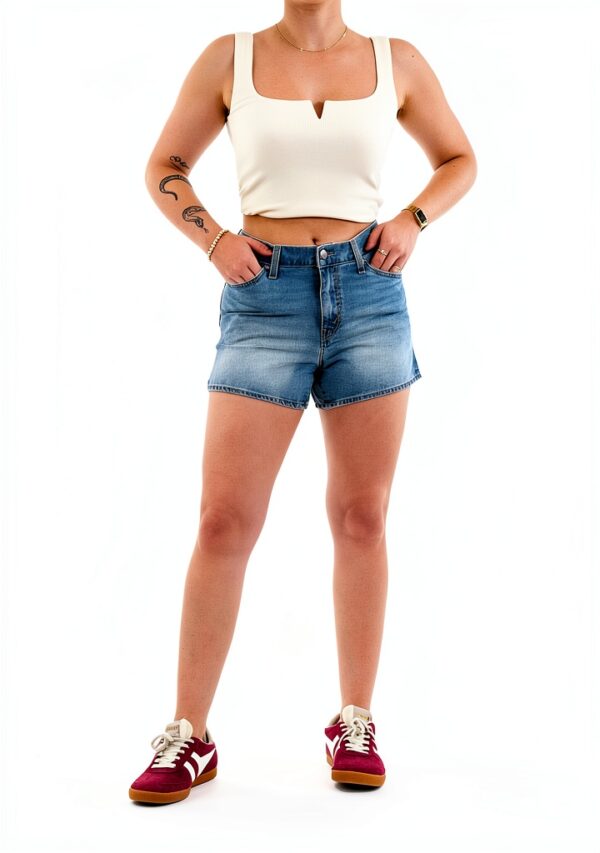 Short Levi's 80s Mom Femme – Jean coupe haute, couleur You Sure Can-1