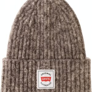 Bonnet Levi's Holiday Batwing Homme – Gris Régulier, Taille Unique-0