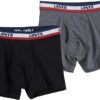 Levi's Kids Pack 2 Boxer – Noir & Grey Heather, tailles S à 12 ans-0