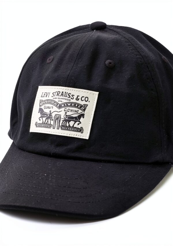 Casquette Levi's Relaxed Dad Heritage Noire taille unique-5