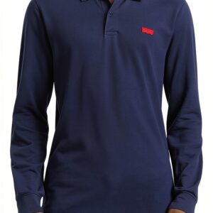 Levi's Polo Chemise Homme Slim Fit Long Sleeve Housemark Blanc-0