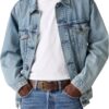 Levi's Ceinture Loire Homme en cuir marron – taille 70-120 cm-2