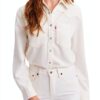 Levi's Teodora Western Chemise Femme - Lyocell Coton, Air Space 5-1