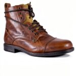 Levi's Emerson Bottes et bottines Motardes Homme Marron 44-0