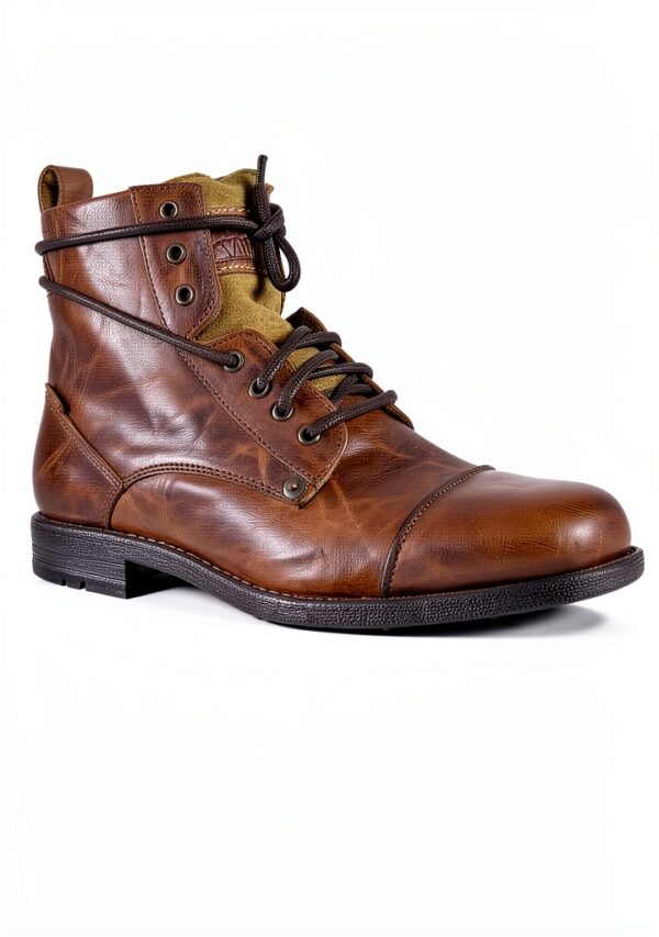 Levi's Emerson Bottes et bottines Motardes Homme Marron 44-0