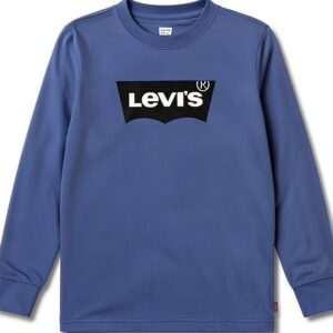 Levi's T-shirt manches longues Batwing garçon Bleu taille 10-16 ans-0