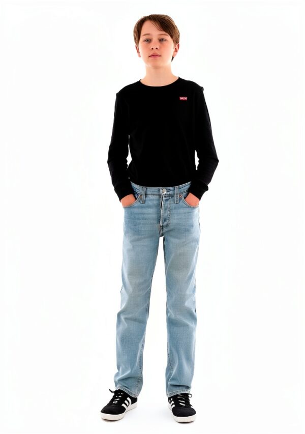 Levi's 501 Original Jeans garçon – modèle 9EG996 – Noir taille 14 ans-1