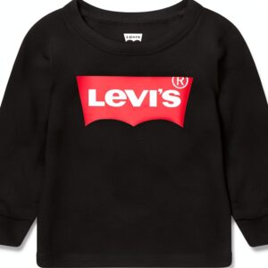 Levi's Lvb L/S Batwing Tee - T-shirt manches longues garçon Blanc-0