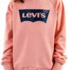 Levi's Kids Sweatshirt Logo Crew Fille 10-16 ans Blanc Rouge-1