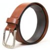 Ceinture Levi's Mixte en Cuir Bovin, Noir et Marron, Tailles 70-120-3