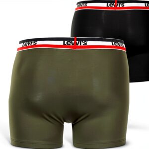 Levis Sportswear Boxer Brief Homme Pack Khaki L – Coton bio, Soufflet-0