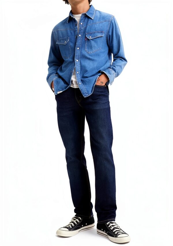 Levi's 511 Slim Jeans Homme 29W30L Stretch Jambe Fermeture Zippée-4