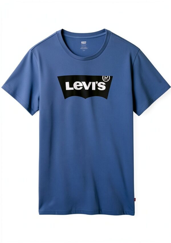 T-shirt Levi's Homme avec Logo Batwing, Large, en Jersey Doux-3