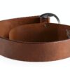 Ceinture Femme Levi's Hermosilla en Cuir Bovin, Largeur 30 mm, Noir et-1