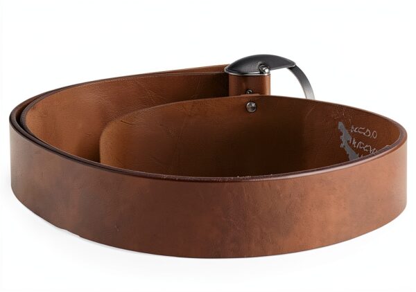 Ceinture Femme Levi's Hermosilla en Cuir Bovin, Largeur 30 mm, Noir et-1
