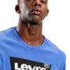 T-shirt Levi's Homme avec Logo Batwing, Large, en Jersey Doux-2