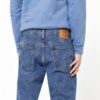 Levi's 514 Straight Jeans Homme Stonewash Stretch (Bleu) 36W / 32L-3