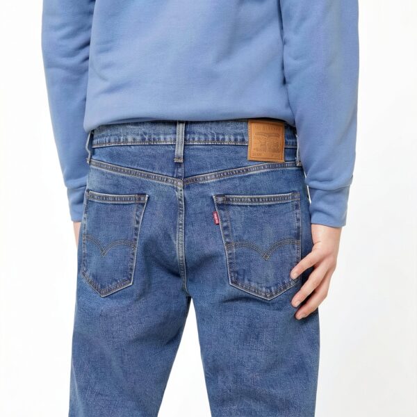 Levi's 514 Straight Jeans Homme Stonewash Stretch (Bleu) 36W / 32L-3