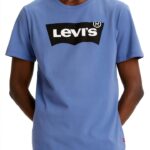 T-shirt Levi's Homme avec Logo Batwing, Large, en Jersey Doux-0
