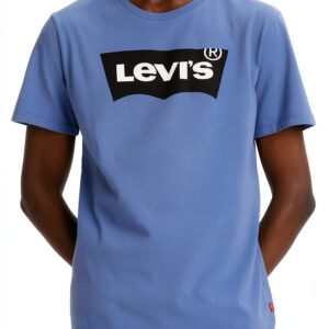 T-shirt Levi's Homme avec Logo Batwing, Large, en Jersey Doux-0